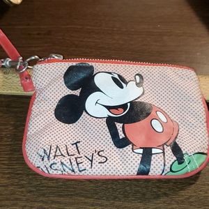 Vintage Walt Disney world Zipp Clutch
